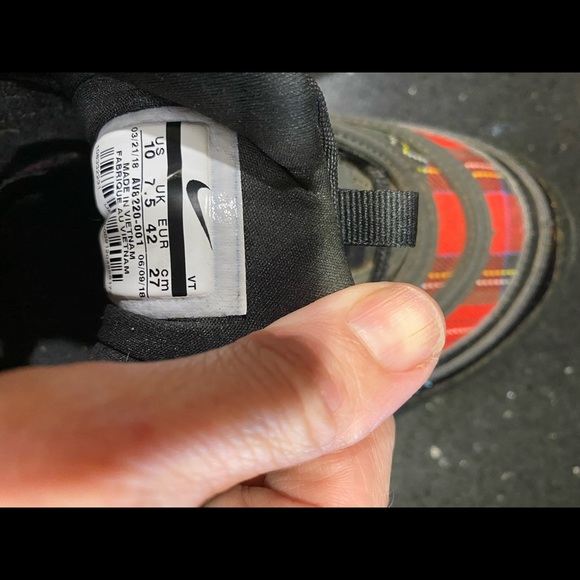 Nike Air Max tartan AV8220 001 Women’s us 10 - Picture 2 of 4